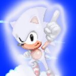 Sonic blanco en Sonic Knuckles